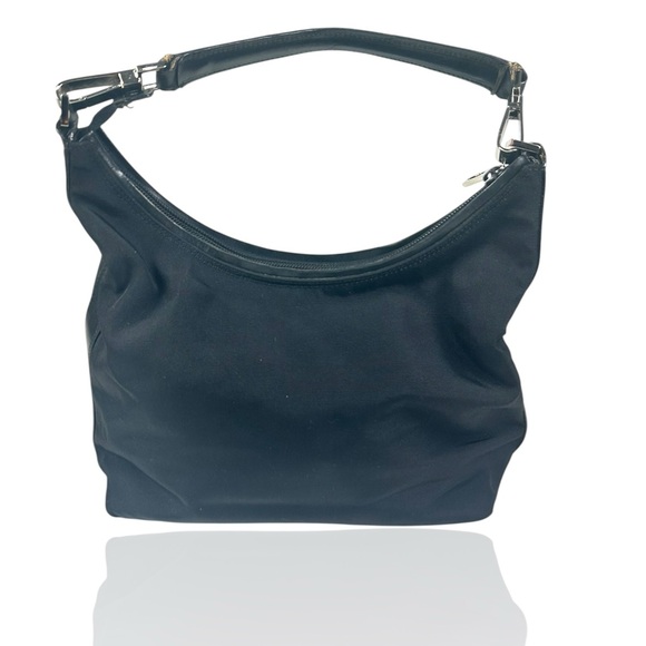 Gucci Black Re Nylon Hobo Shoulder Bag - Picture 1 of 8